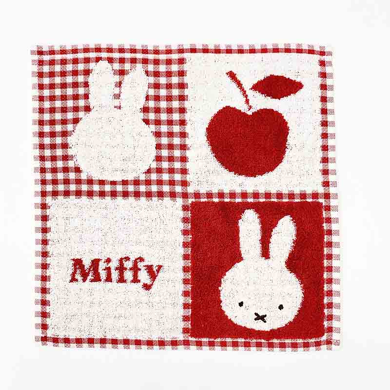 スクエアハンカチMIFFY/ギンガムチェックRD